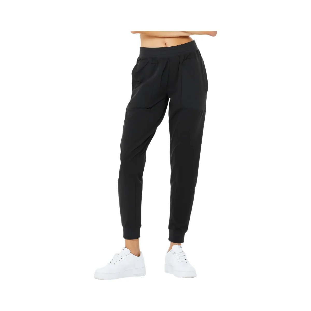 Alo Women's Co-Op Pant - Black - HypeFly India View 4