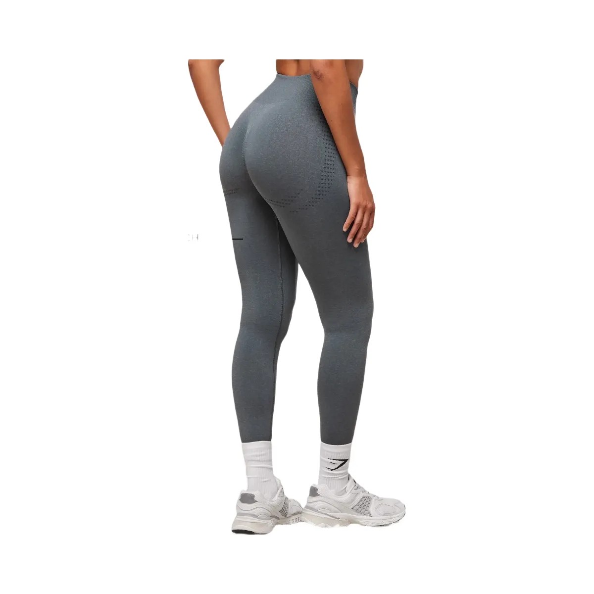Gymshark Vital Soft Leggings - Strong Grey/Marl - HypeFly India View 2