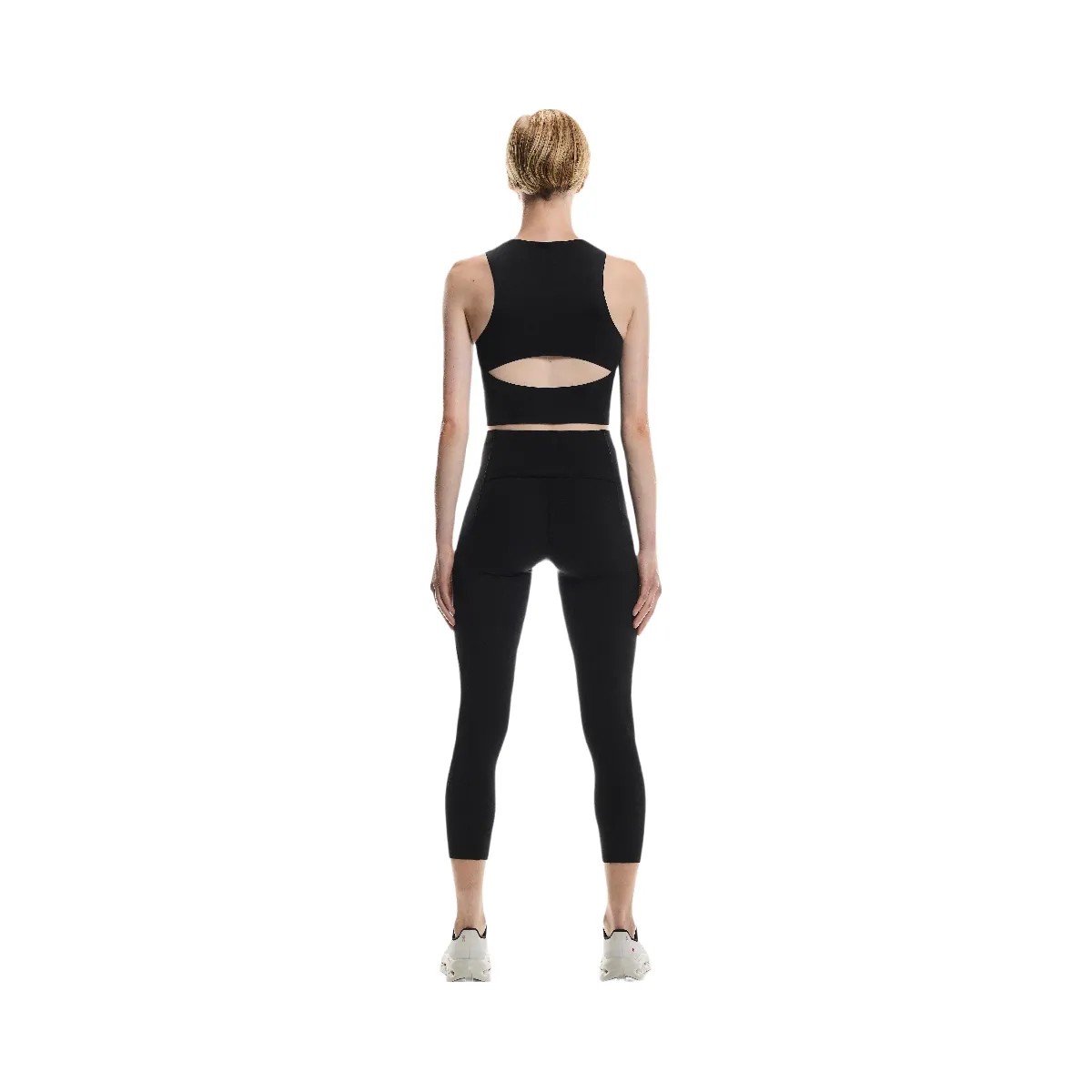 On Studio Open Back Crop Black  - HypeFly India View 3
