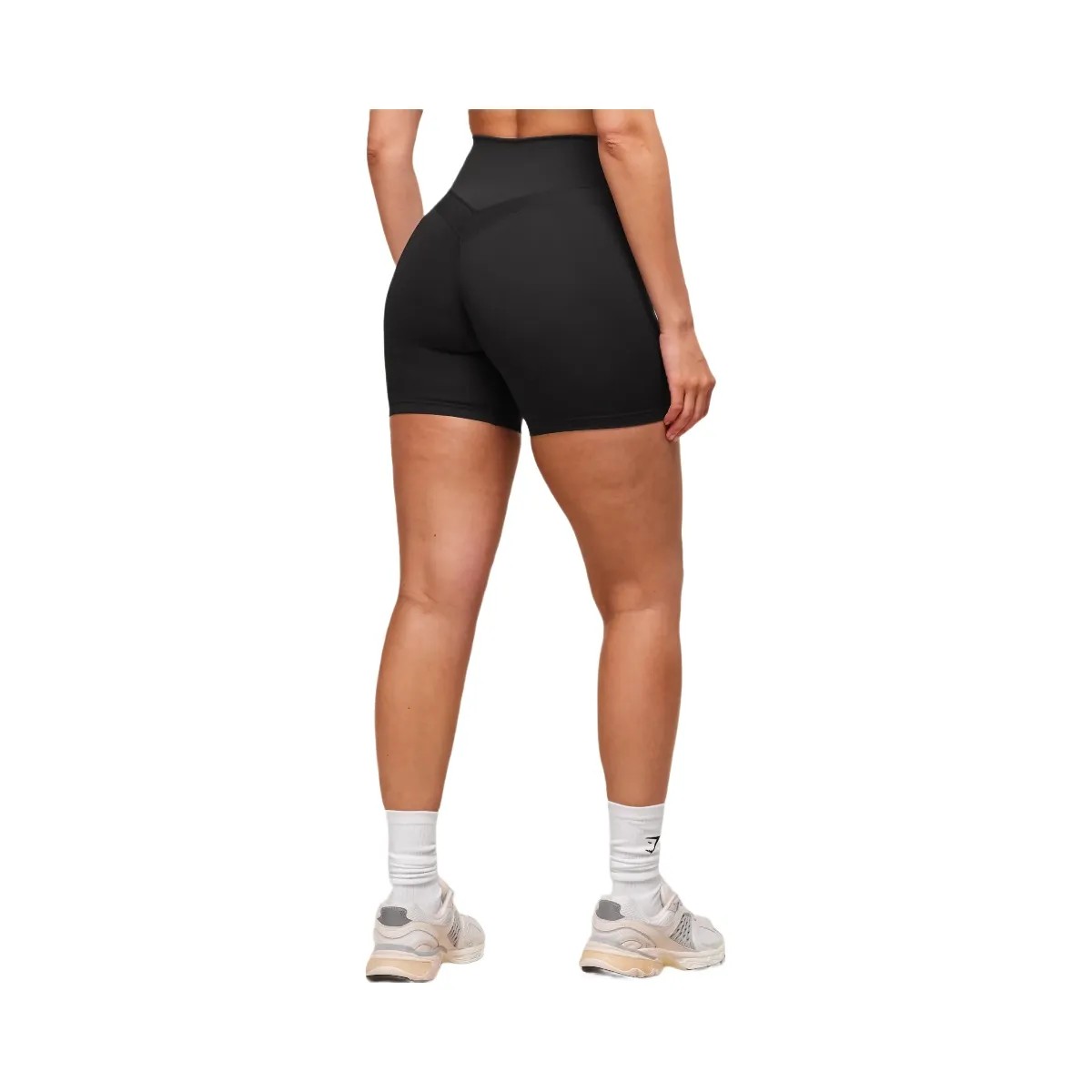 Gymshark Whitney Shorts - Black - HypeFly India View 2