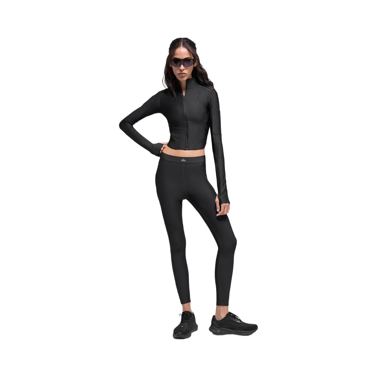 Alo Women's Airlift High-Waist Ignite 7/8 Legging - Black - HypeFly India View 4