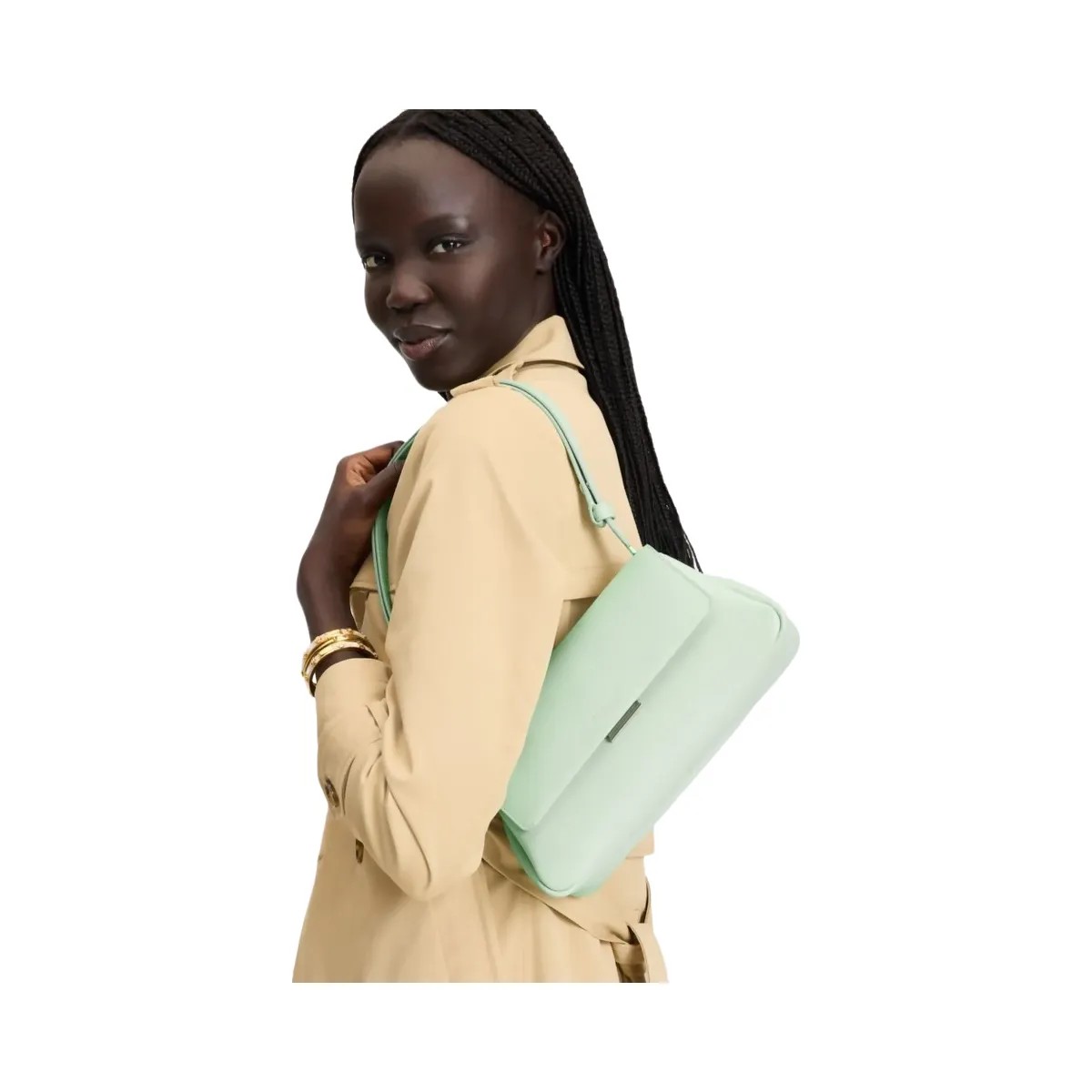 Kate Spade Grace Convertible Shoulder Bag Pistachio Ice - HypeFly India View 2