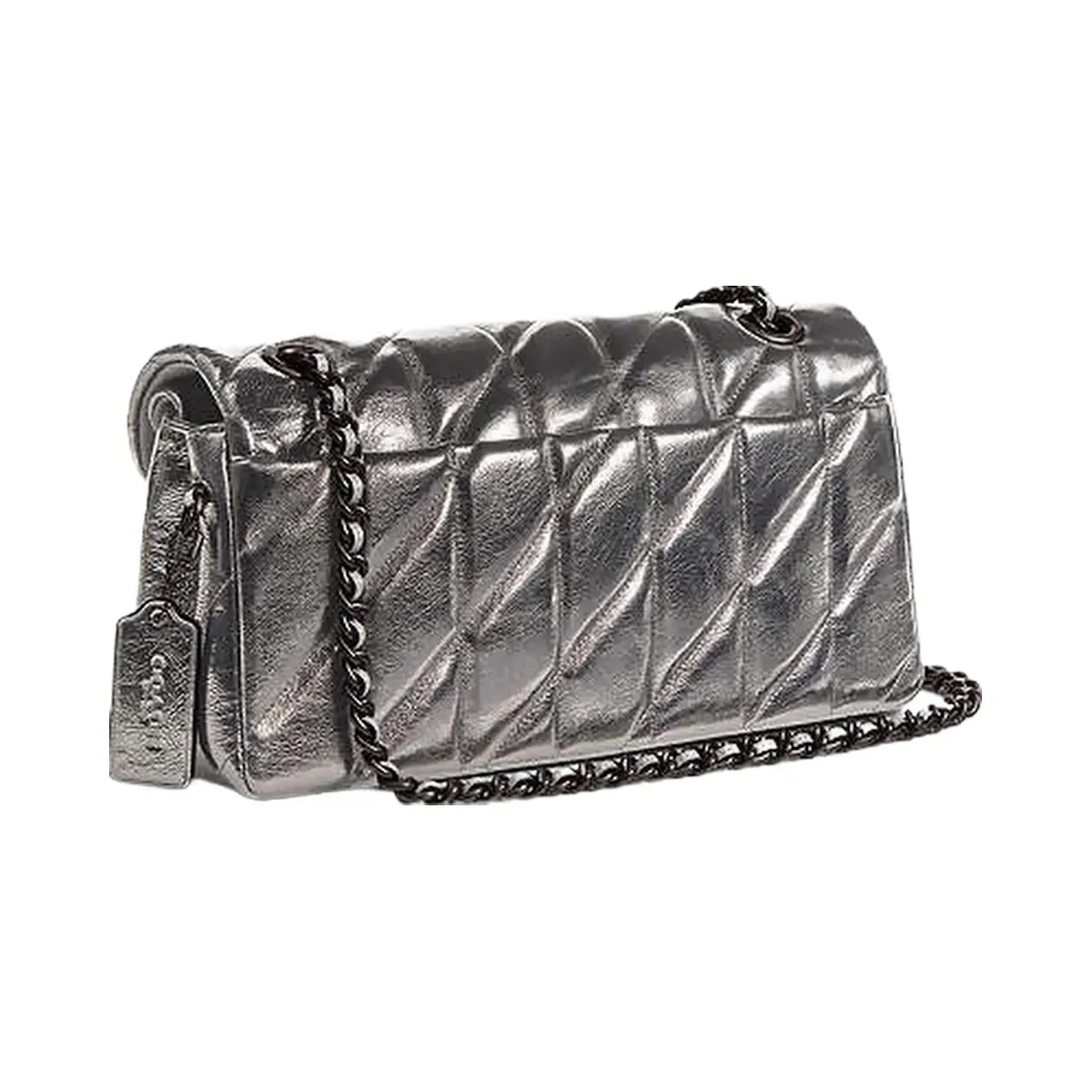 Coach Tabby Shoulder Bag 26 With Quilting Pewter-Anthracite - HypeFly India View 2