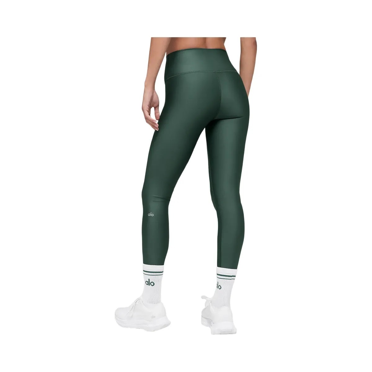 Alo Women's 7/8 High-Waist Airlift Legging - Clover Green - HypeFly India View 3