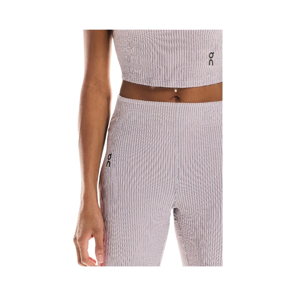 On All-Day Ribbed Pants Orchid | Lilac - HypeFly India View 4