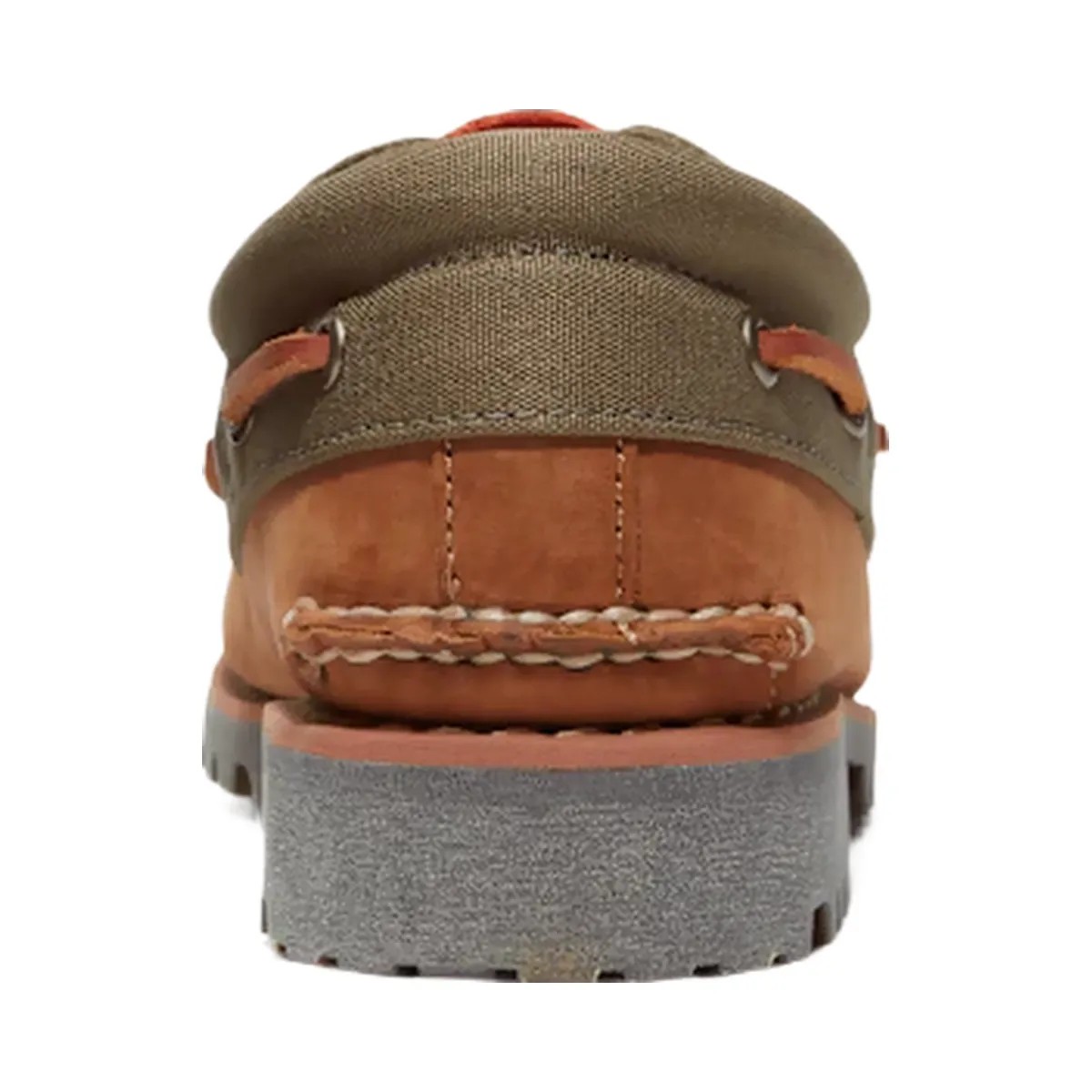 Timberland Authentics 3-Eye Boat Shoe Medium Brown Nubuck Men'S - HypeFly India View 4