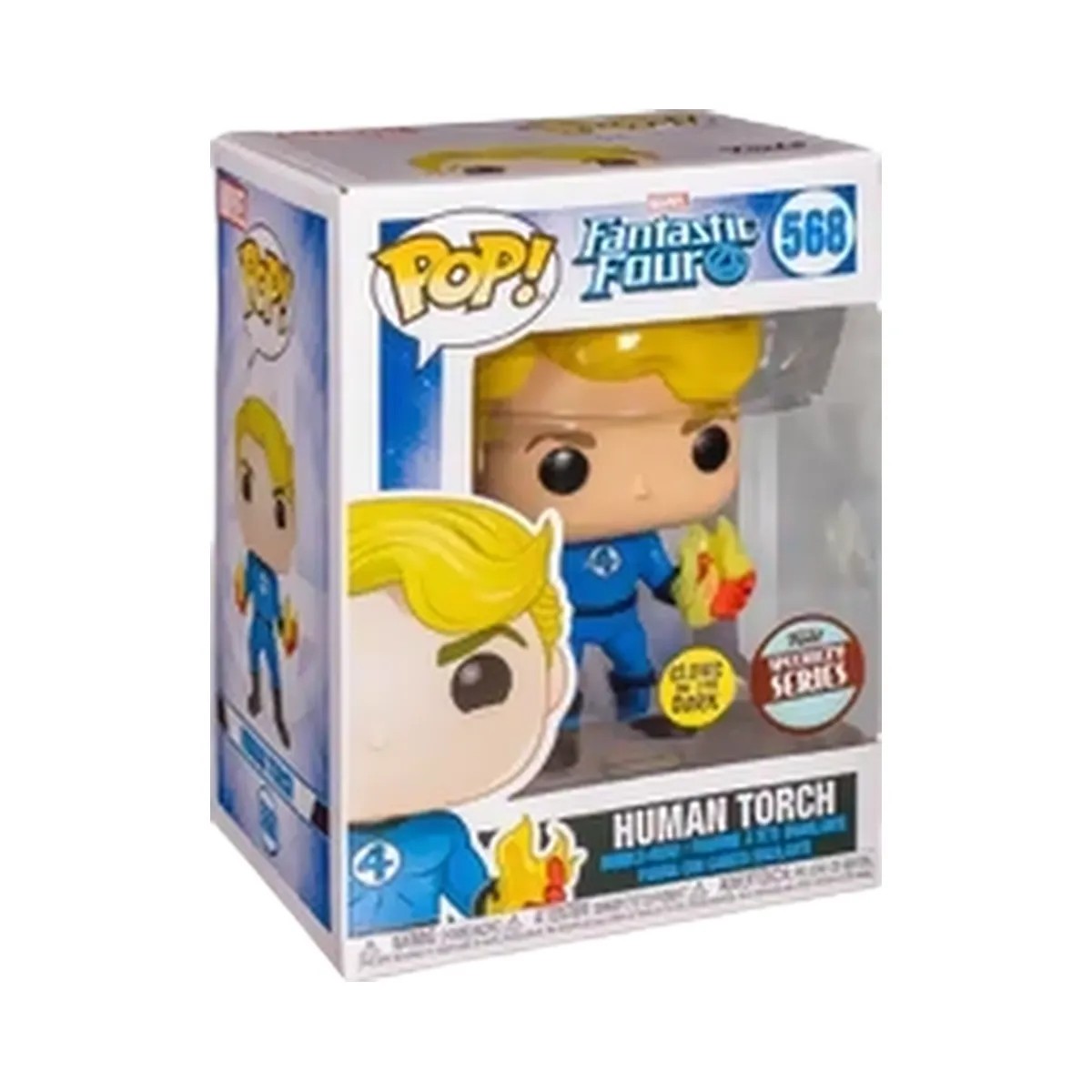 Funko Pop! Marvel: Fantastic Four - Human Torch #568 - HypeFly India View 1