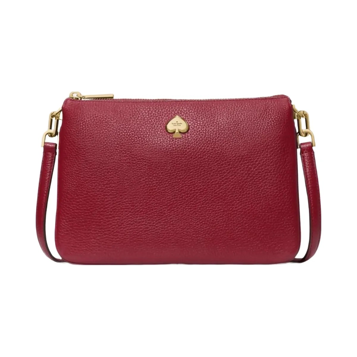 Kate Spade Kayla Small Triple Compartment Crossbody Perfect Cherry - HypeFly India View 1