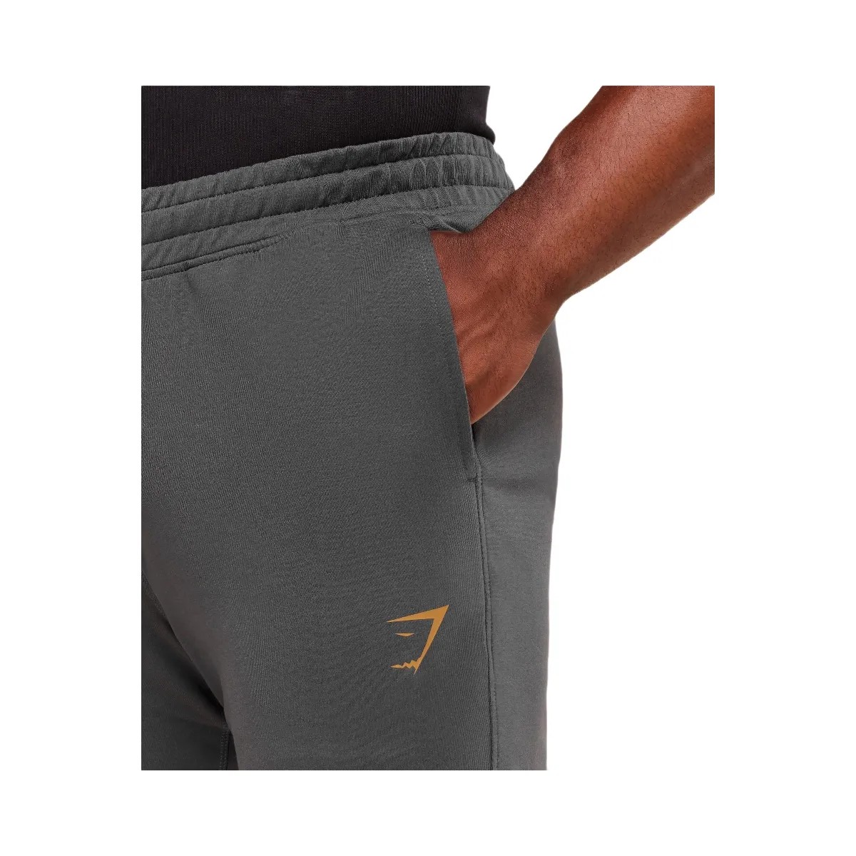 Gymshark Prime Joggers - Onyx Grey/Antique Gold - HypeFly India View 5