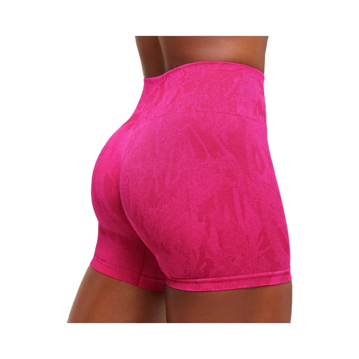 Gymshark Adapt Camo Seamless Shorts - Build Pink/Energy Pink - HypeFly India View 5