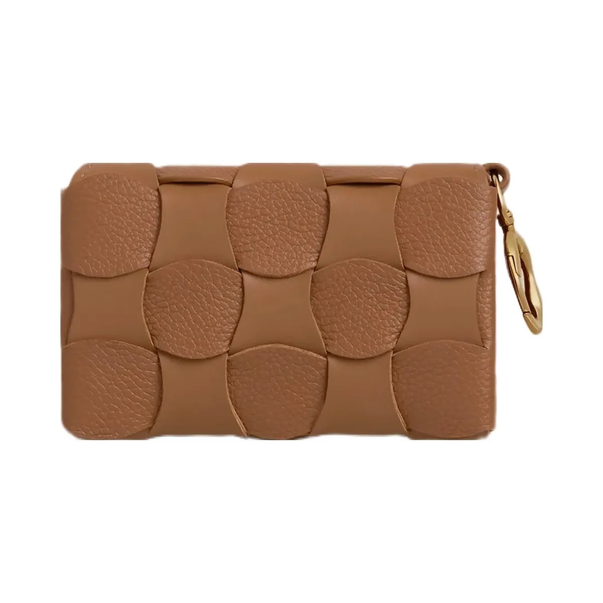 Polene Neiti Card Holder Duo Camel - HypeFly India View 3
