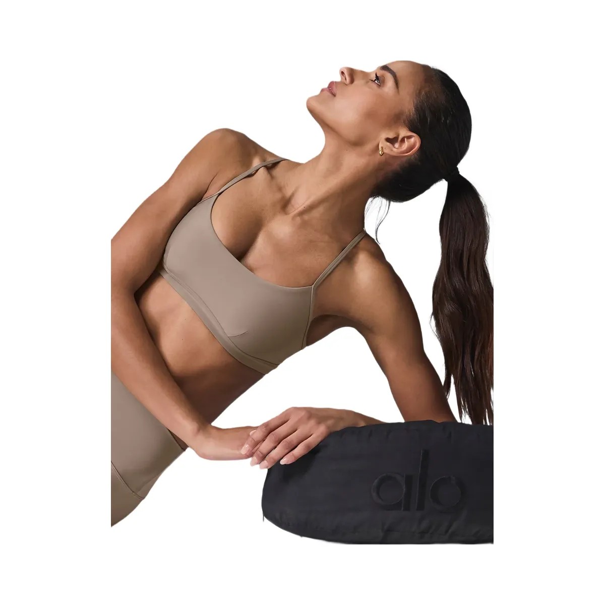 Alo Women's Airlift Intrigue Bra - Gravel - HypeFly India View 3