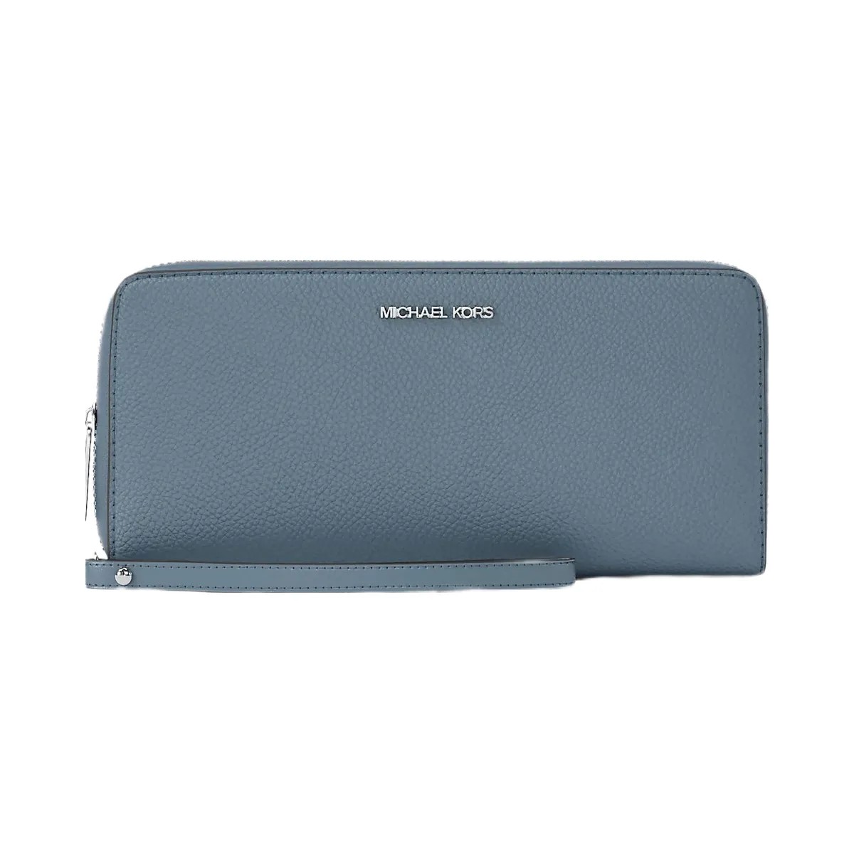 Michael Kors Large Pebbled Leather Continental Wallet Cornflower - HypeFly India View 1