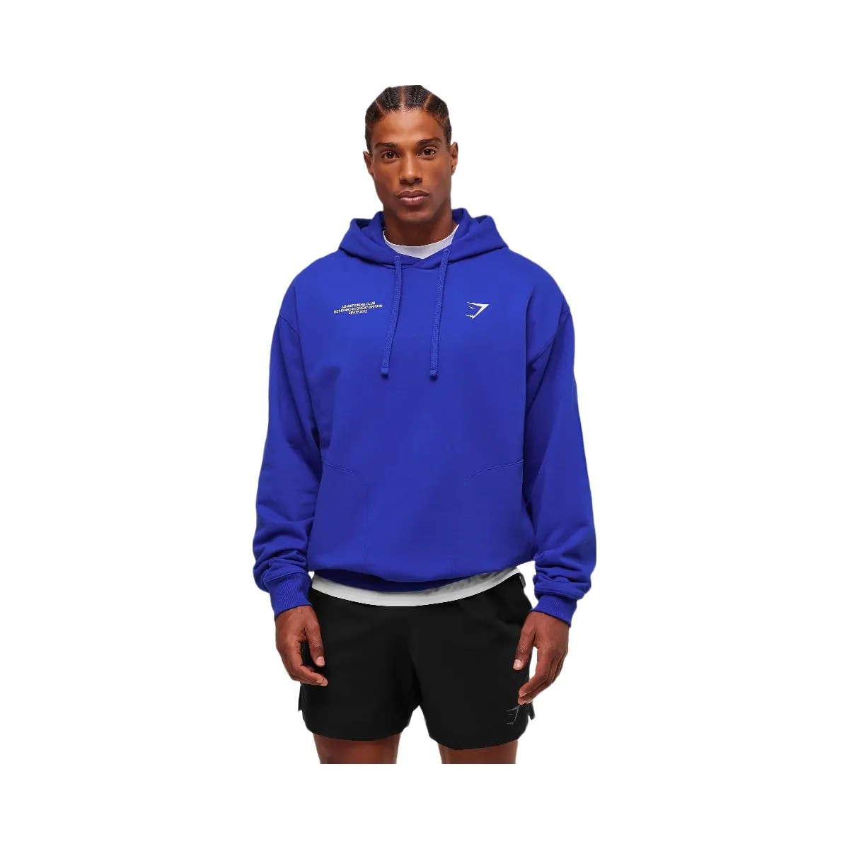 Gymshark Conditioning Club Hoodie - Athletic Blue - HypeFly India View 6