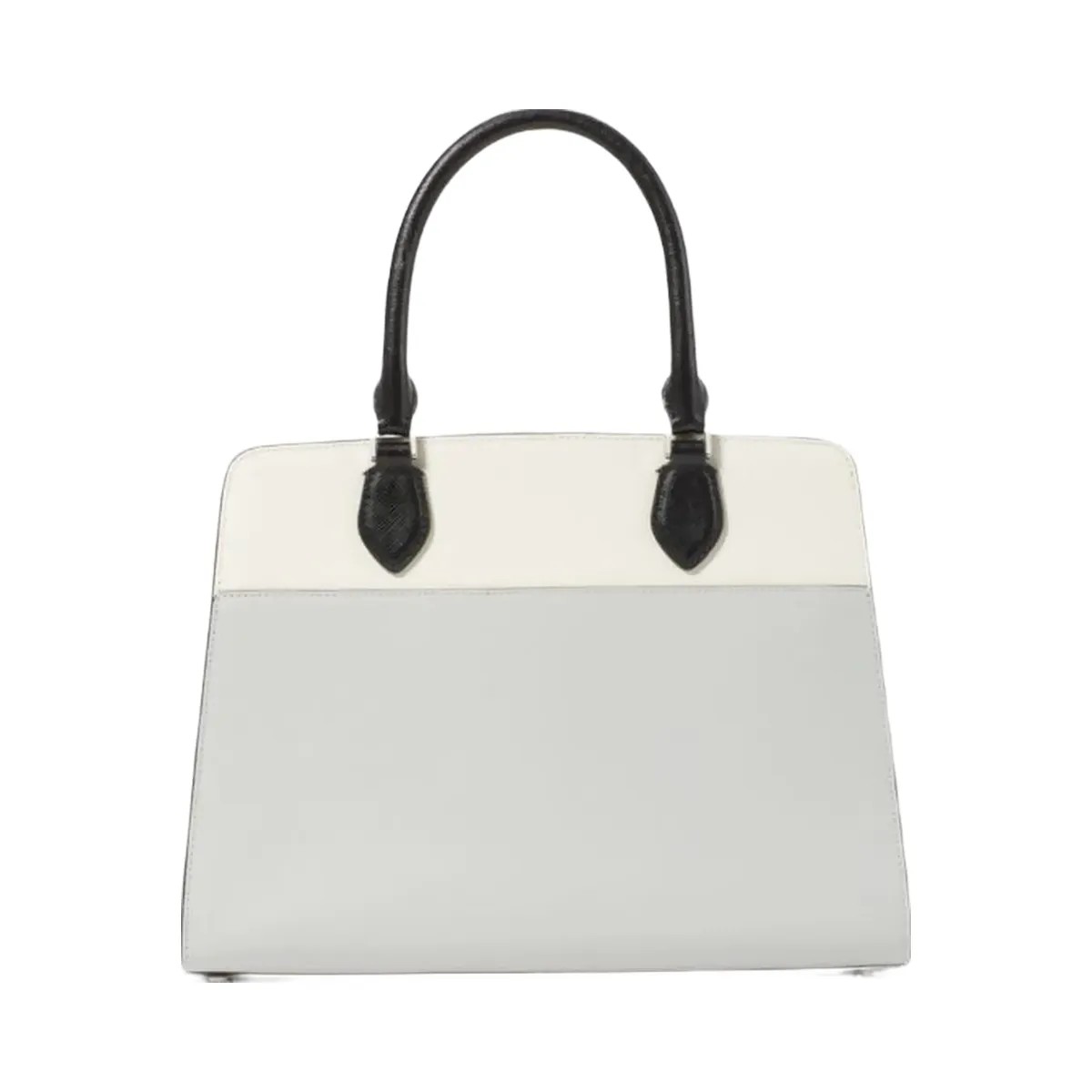 Kate Spade Madison Colorblock Saffiano Leather Medium Satchel Platinum Grey Multi - HypeFly India View 5