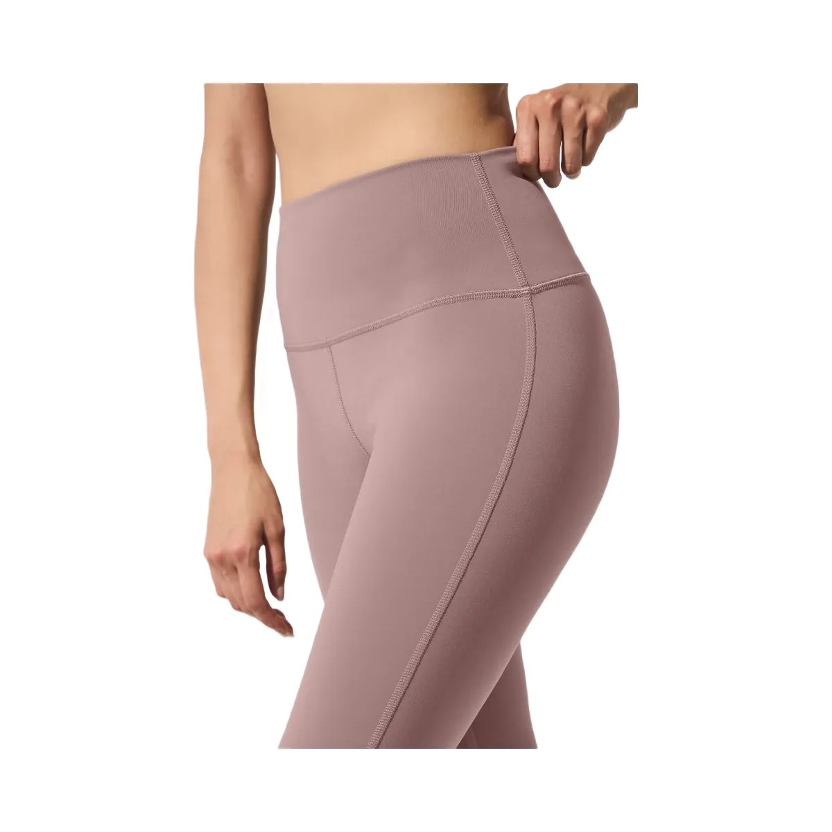 Alo Women's Airbrush High-Waist Bootcut Legging - Taupe - HypeFly India View 2