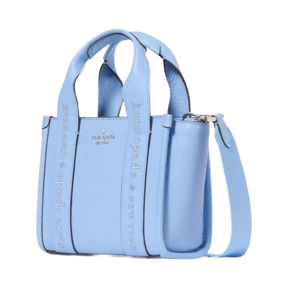 Kate Spade Kip Leather Mini Tote Periwinkle Sky - HypeFly India View 3