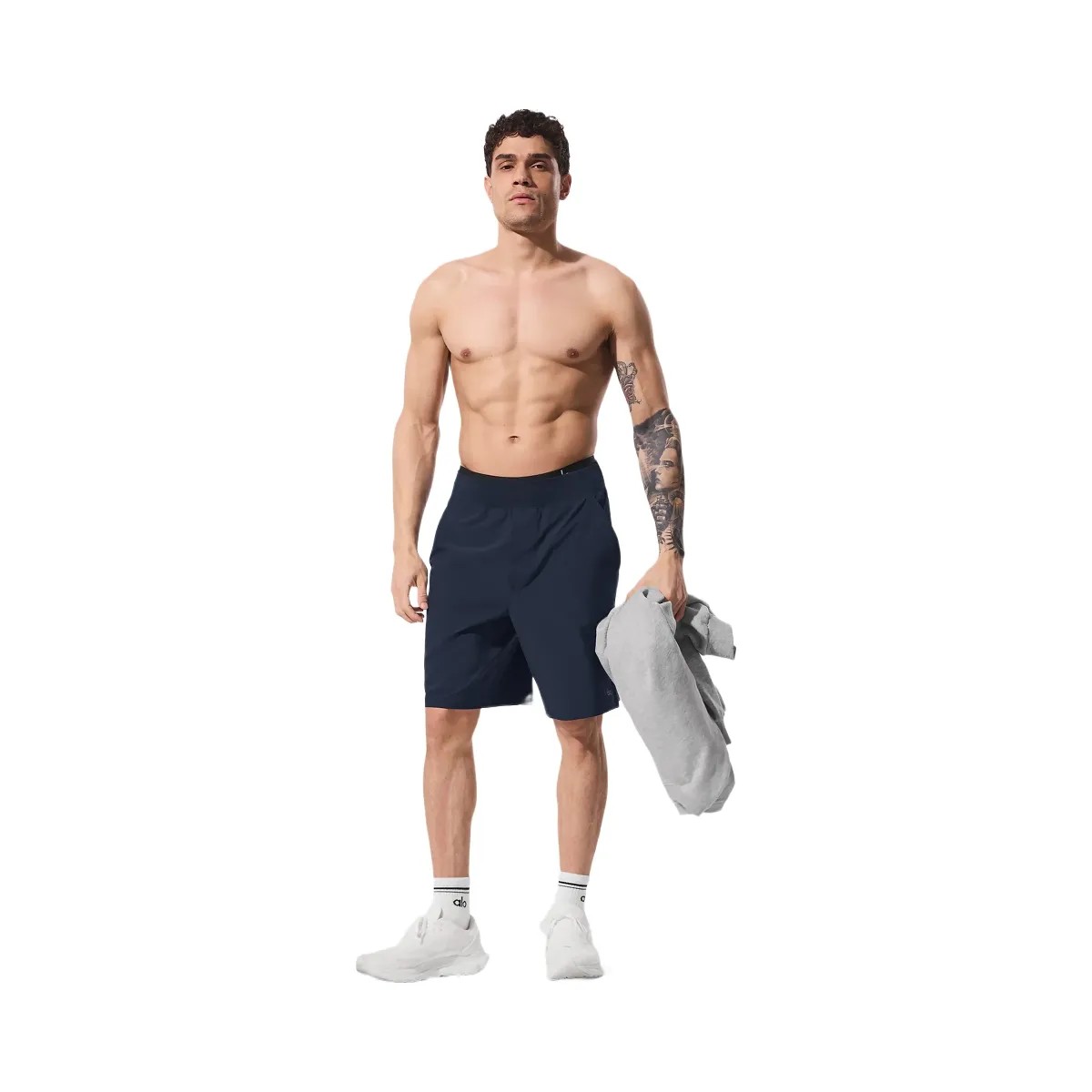Alo Men's 9" Repetition Short - Navy - HypeFly India View 1