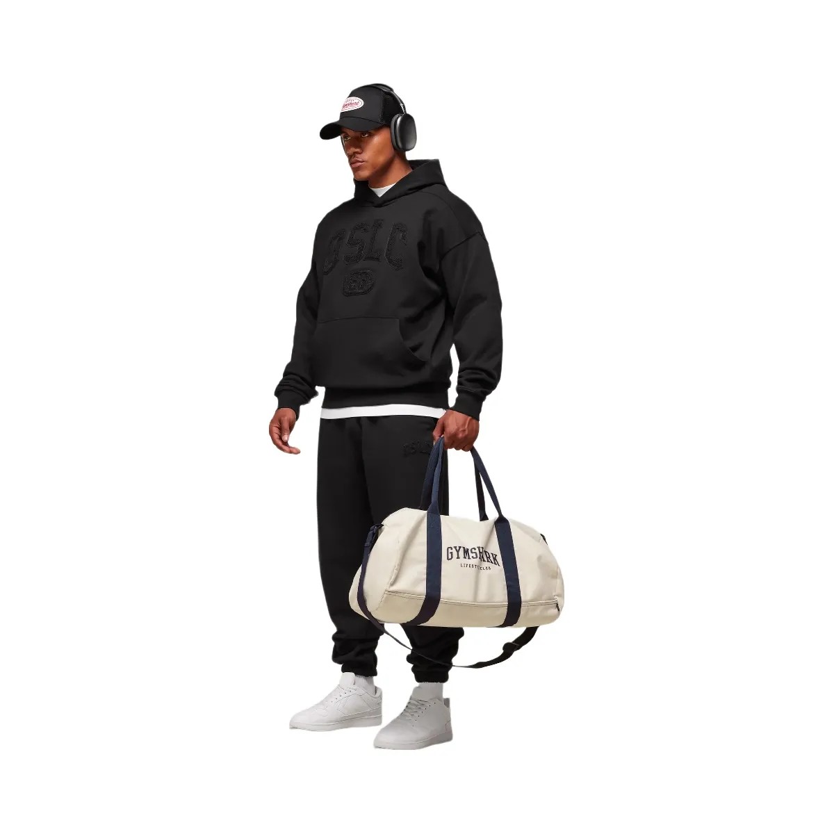 Gymshark GSLC Hoodie - Black - HypeFly India View 3