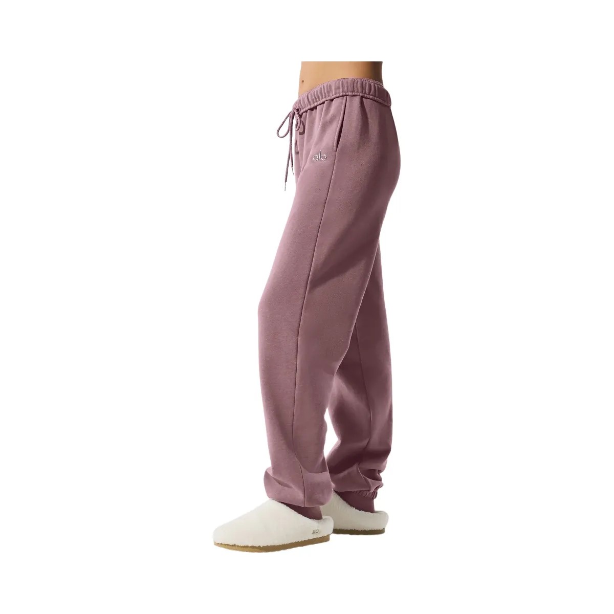 Alo Women's Accolade Sweatpant - Smoky Quartz - HypeFly India View 3