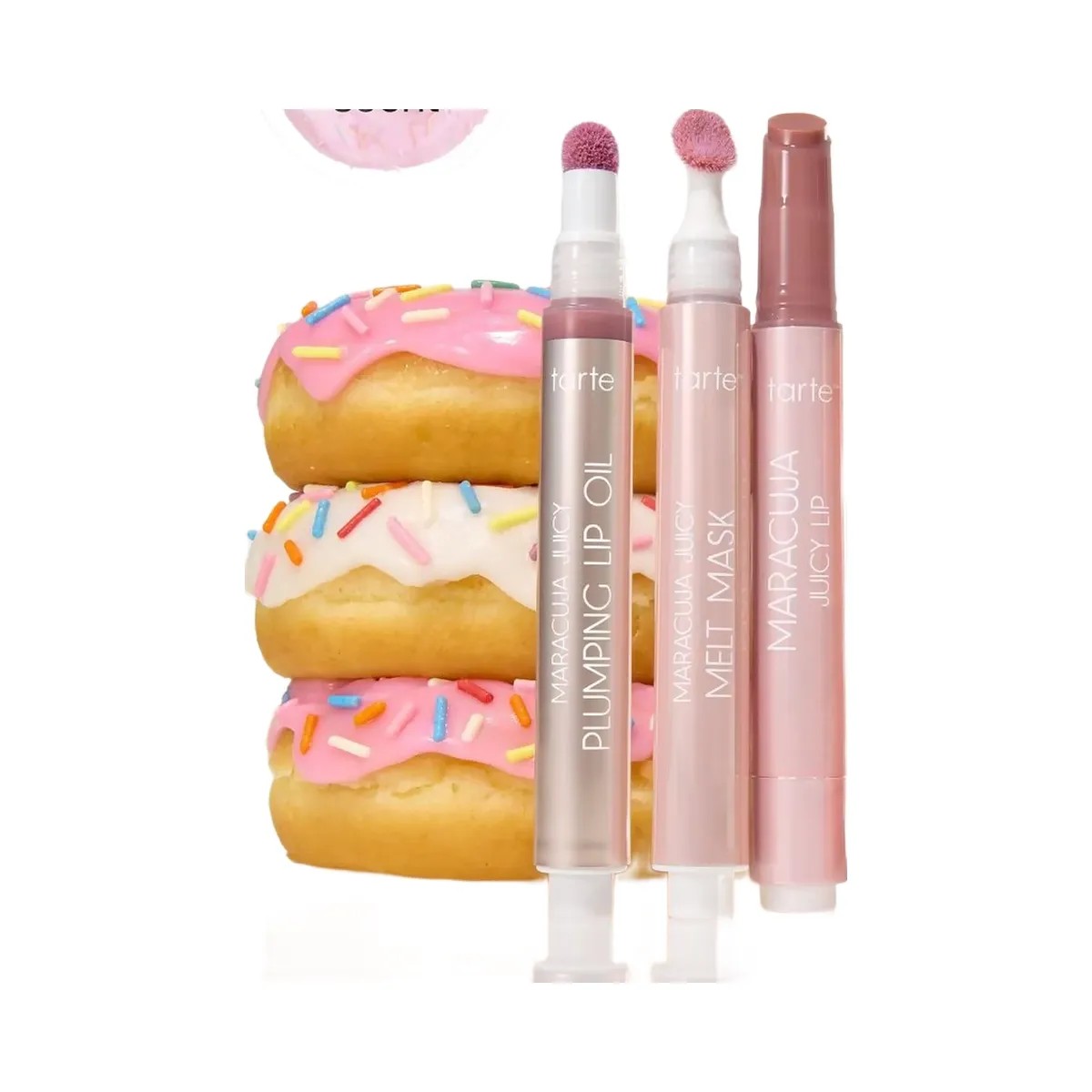 Tarte tarte x Dunkin' Vanilla Icing Maracuja Juicy Plumping Lip Oil - HypeFly India View 1