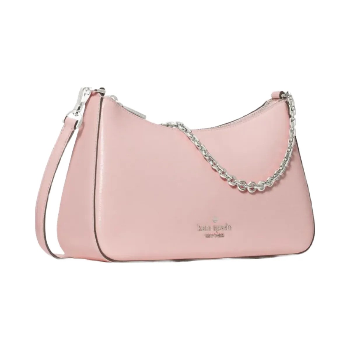 Kate Spade Margot Textured Patent Leather Convertible Crossbody Tutu Pink - HypeFly India View 2
