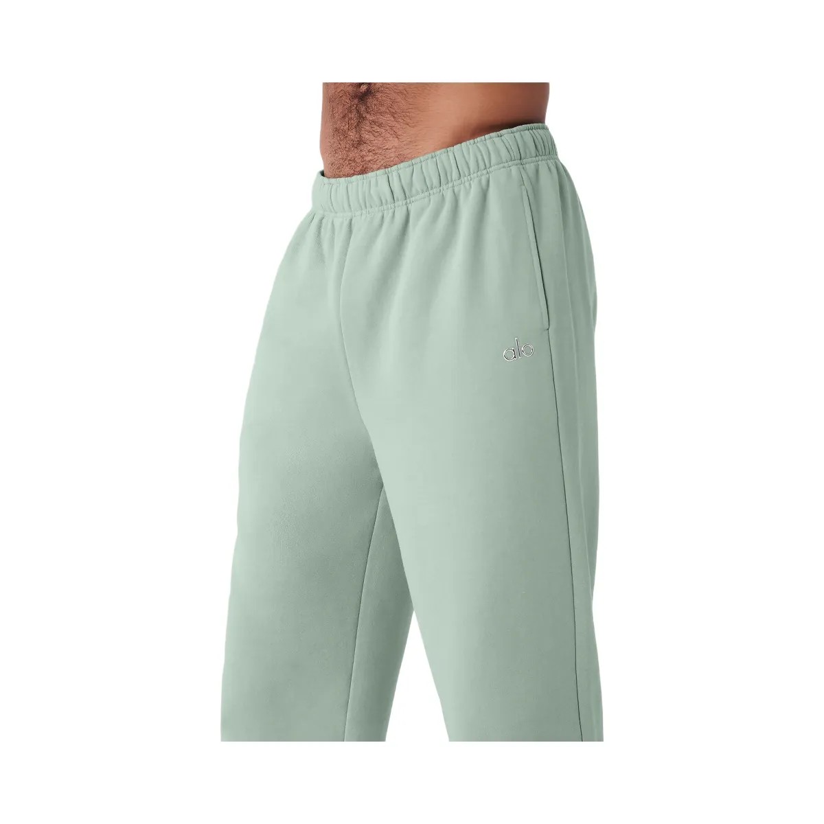 Alo Men's Accolade Sweatpant - Icy Sage - HypeFly India View 4