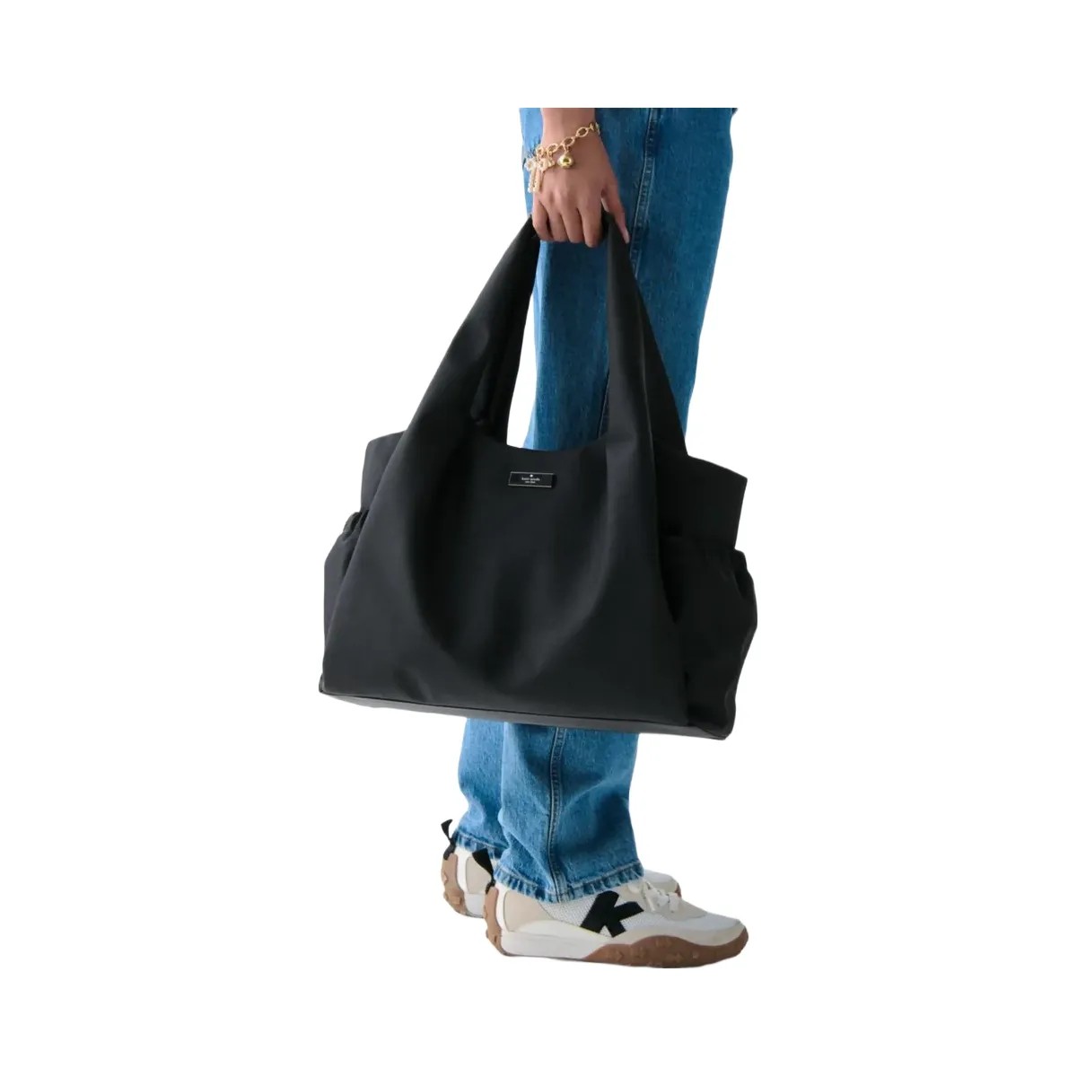 Kate Spade Carter Nylon Large Baby Bag Black - HypeFly India View 6