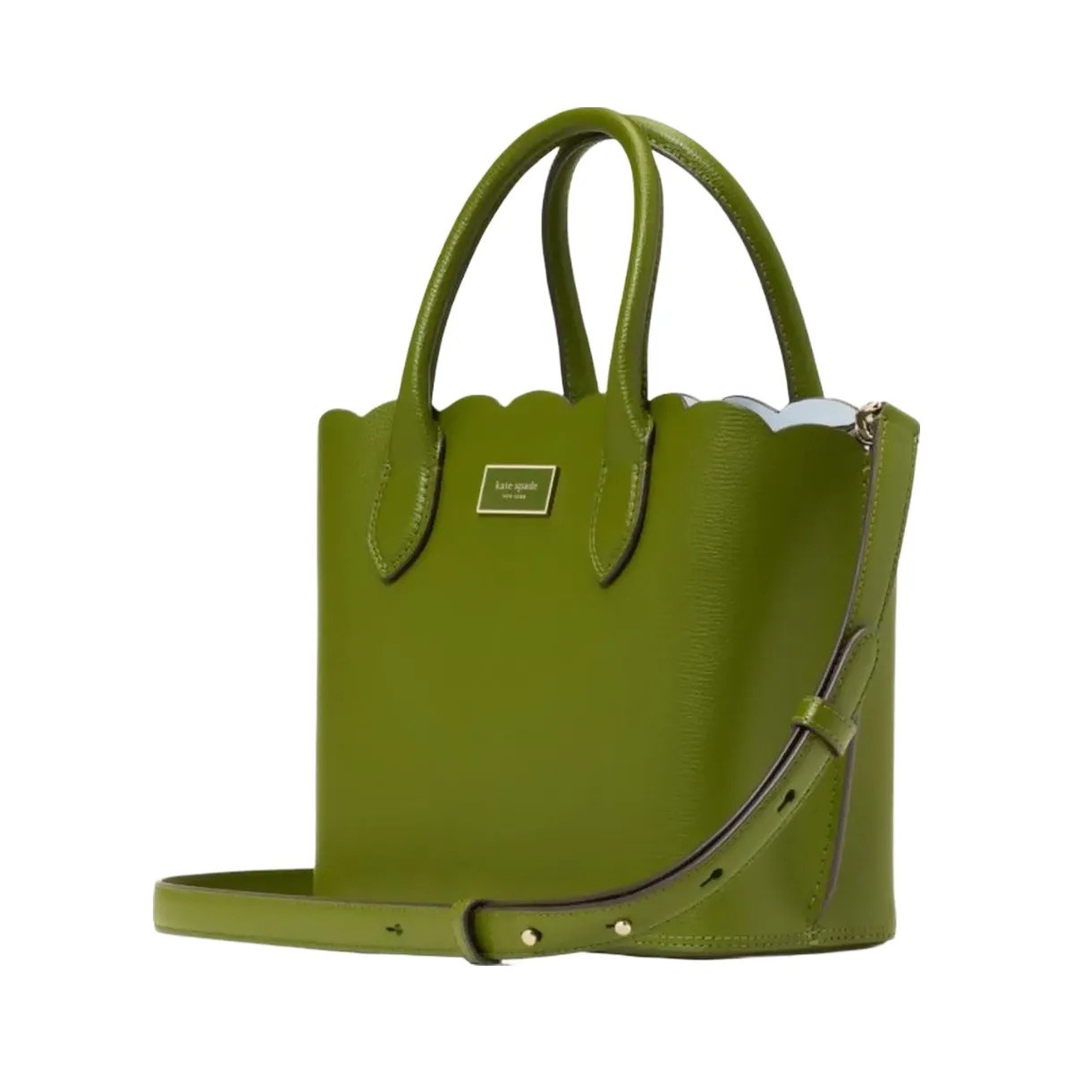 Kate Spade Suite Scalloped Crossbody Tote Jungle Vine - HypeFly India View 1