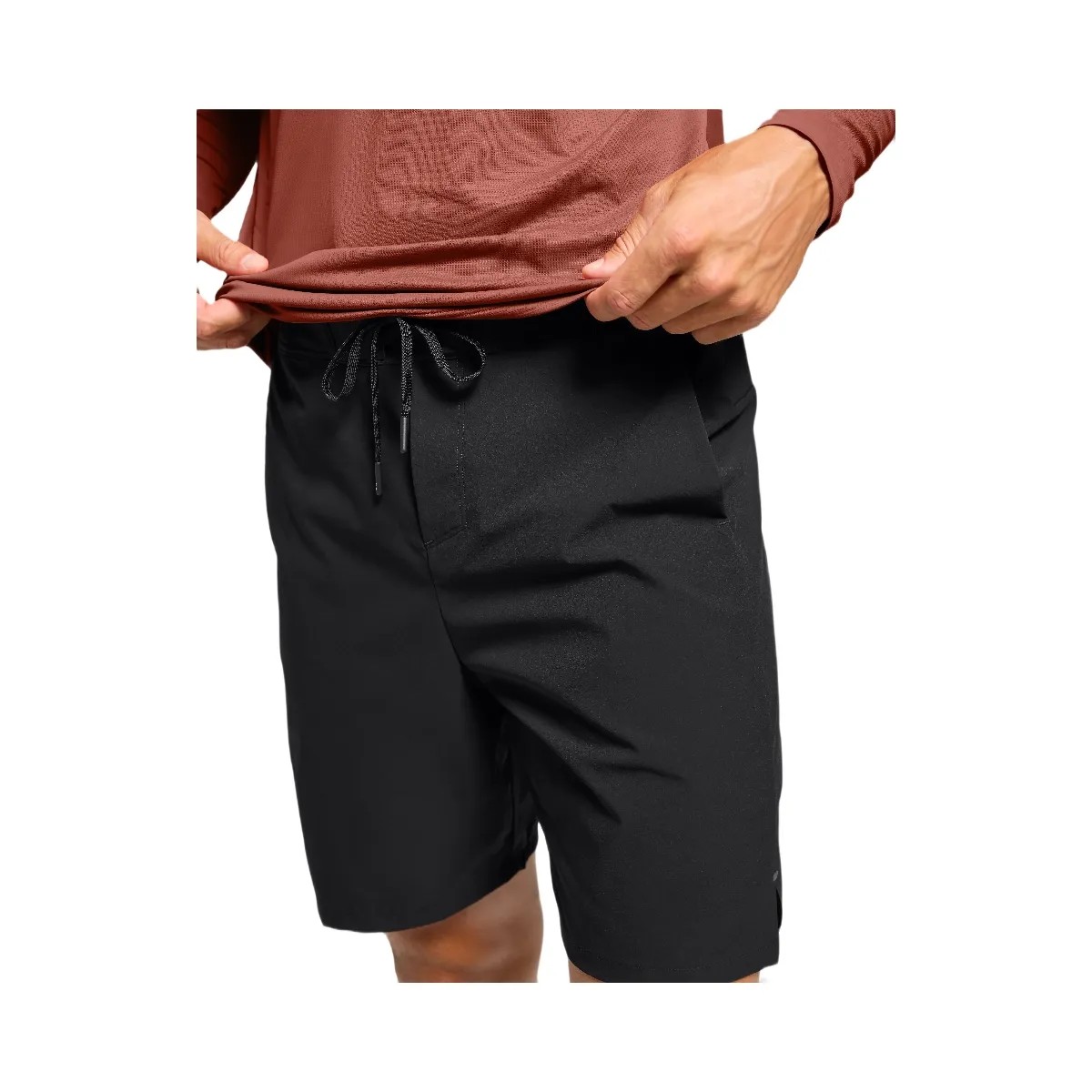 On Performance Hybrid Short Black - HypeFly India View 1