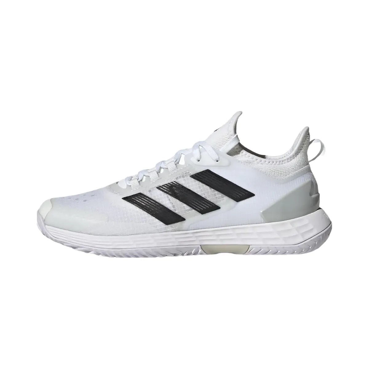 Adidas Adizero Ubersonic 4.1 Cloud White Core Black Matte Silver - HypeFly India View 2