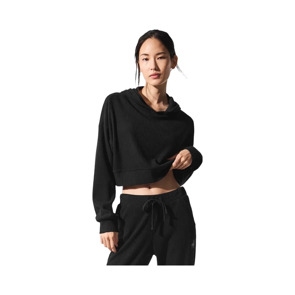 Alo Women's Muse Hoodie - Black - HypeFly India View 1