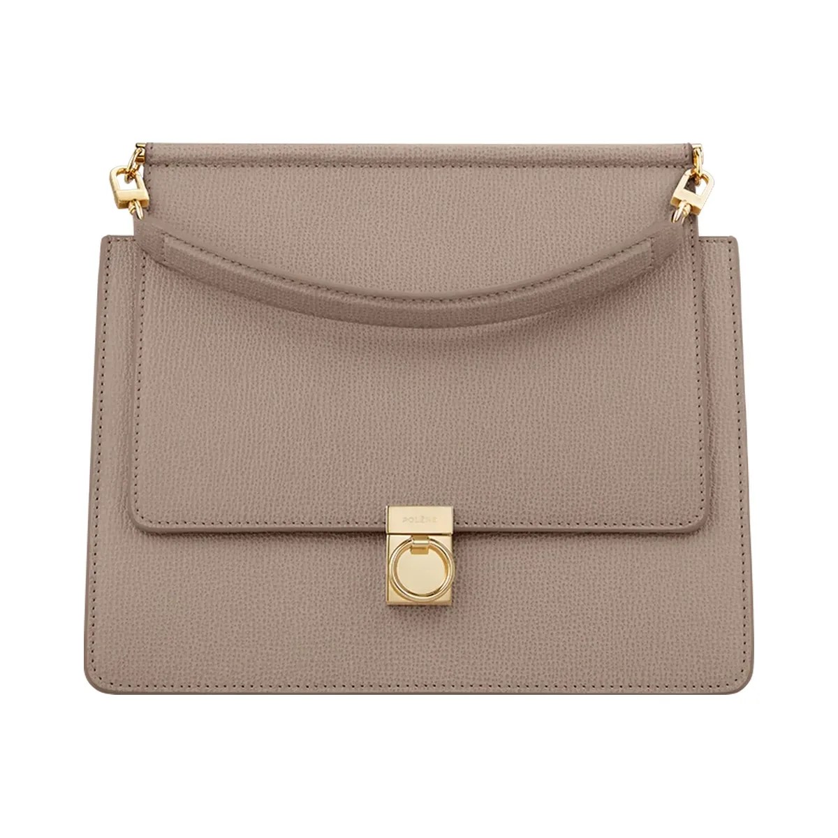 Polene Numero Sept Textured Taupe - HypeFly India View 1