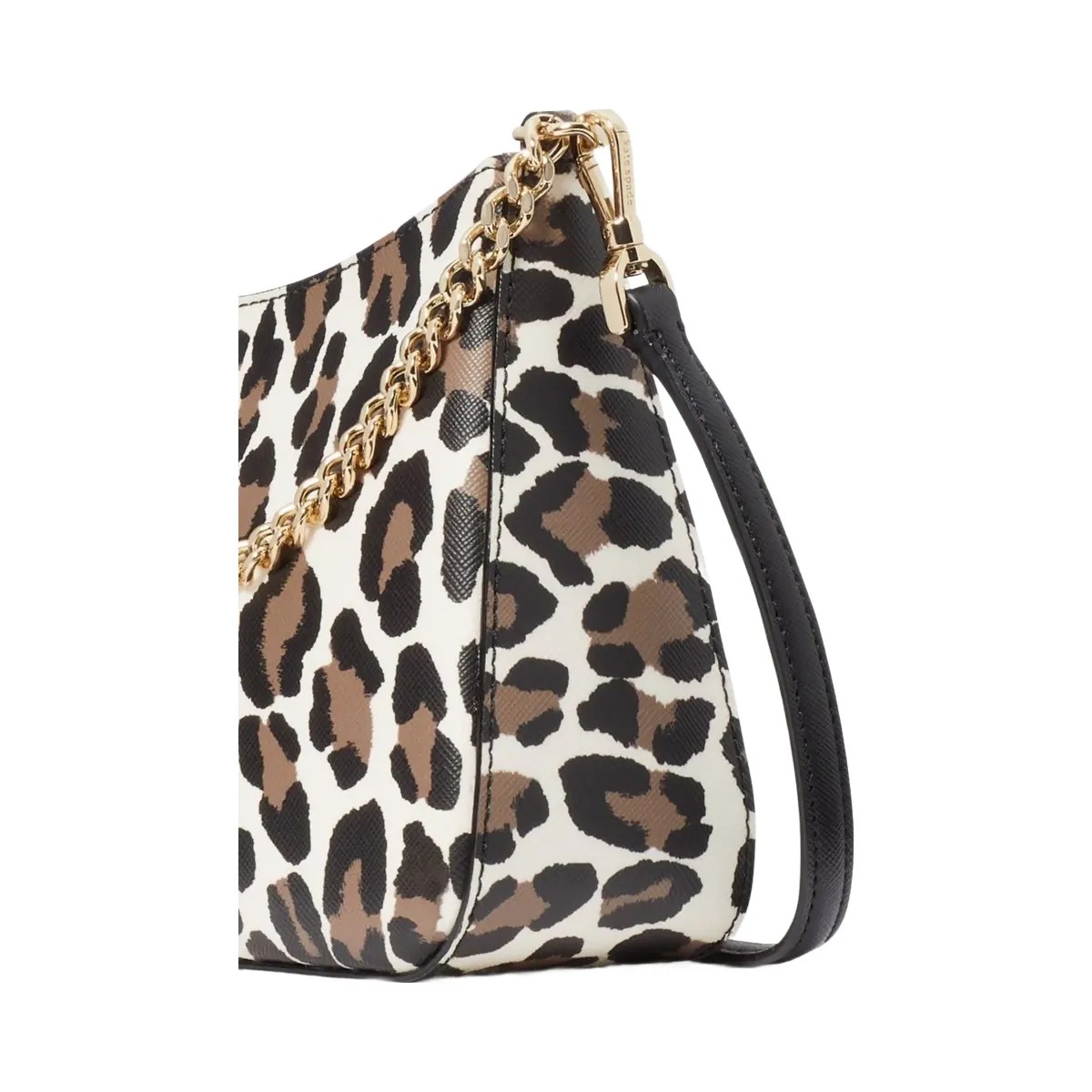 Kate Spade Margot Spotted Leopard Medium Convertible Crossbody Cream Multi - HypeFly India View 6