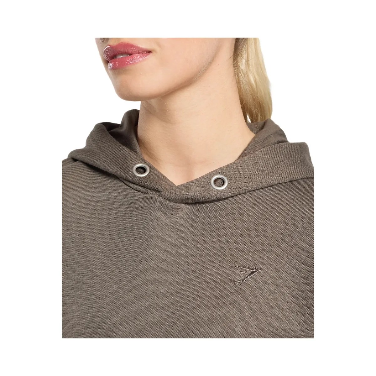 Gymshark Rest Day Sweats 2.0 Oversized Hoodie - Camo Brown - HypeFly India View 5