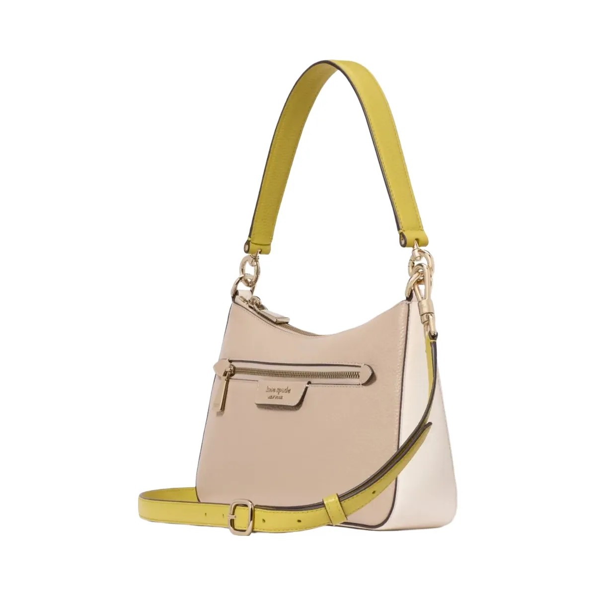 Kate Spade Hudson Colorblocked Convertible Crossbody Timeless Taupe Multi - HypeFly India View 4