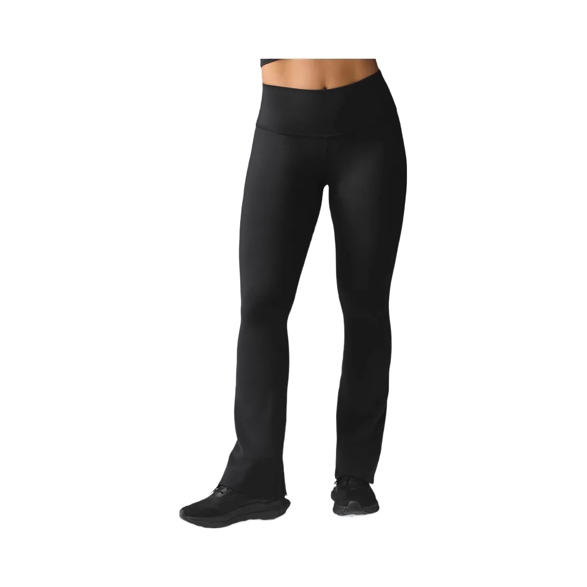Alo Women's Airbrush High-Waist Bootcut Legging - Black - HypeFly India View 1