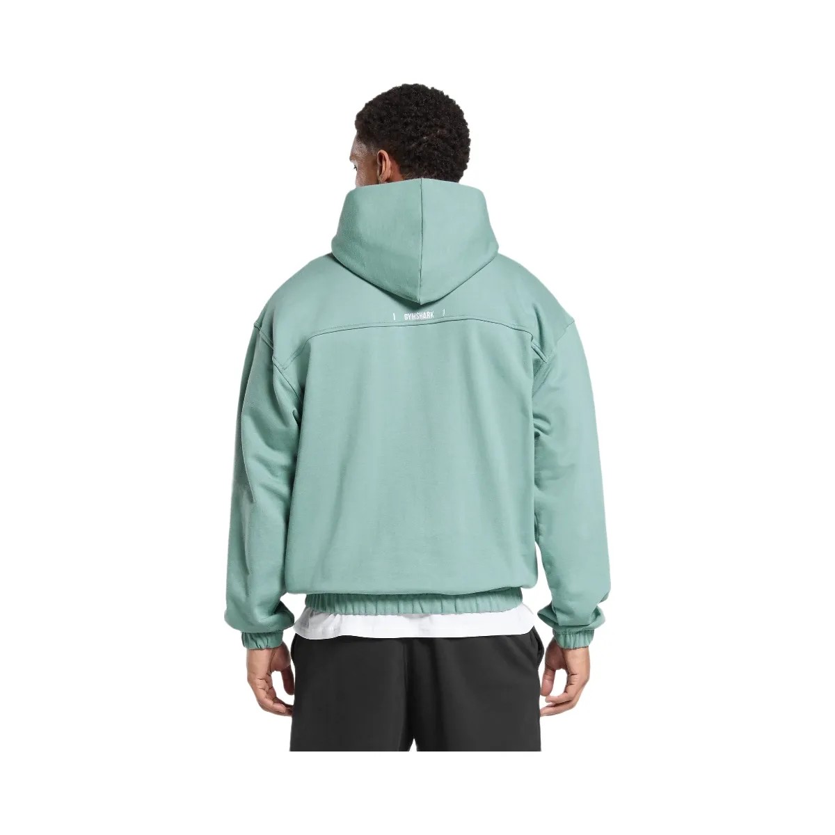 Gymshark Rest Day Essentials Boxy Hoodie - Celeste Blue - HypeFly India View 2