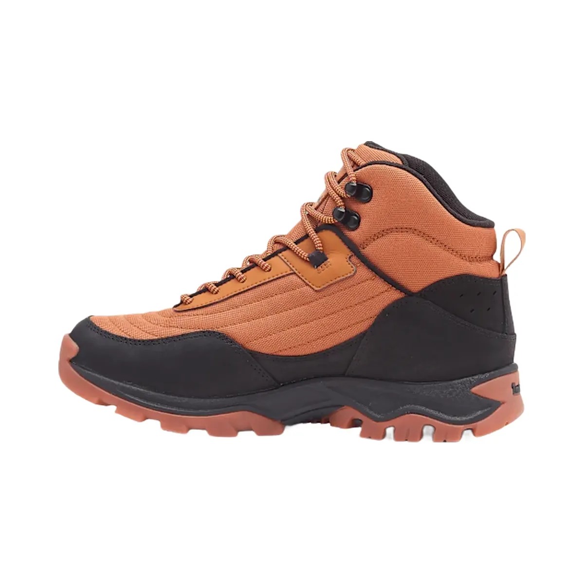 Timberland Mens Mt Maddsen Mid Waterproof Hiking Boot Wheat Mesh - HypeFly India View 5