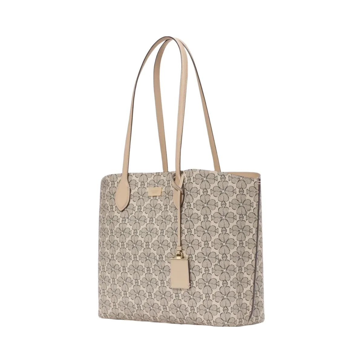 Kate Spade Suite Spade Flower Large Work Tote Neutral Multi - HypeFly India View 3