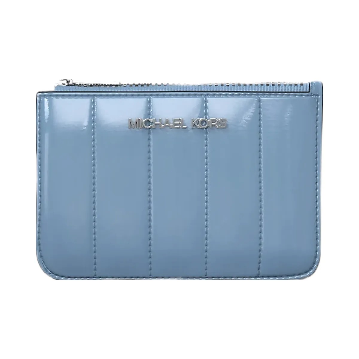 Michael Kors Jet Set Small Patent Coin Purse Light Sky - HypeFly India View 1