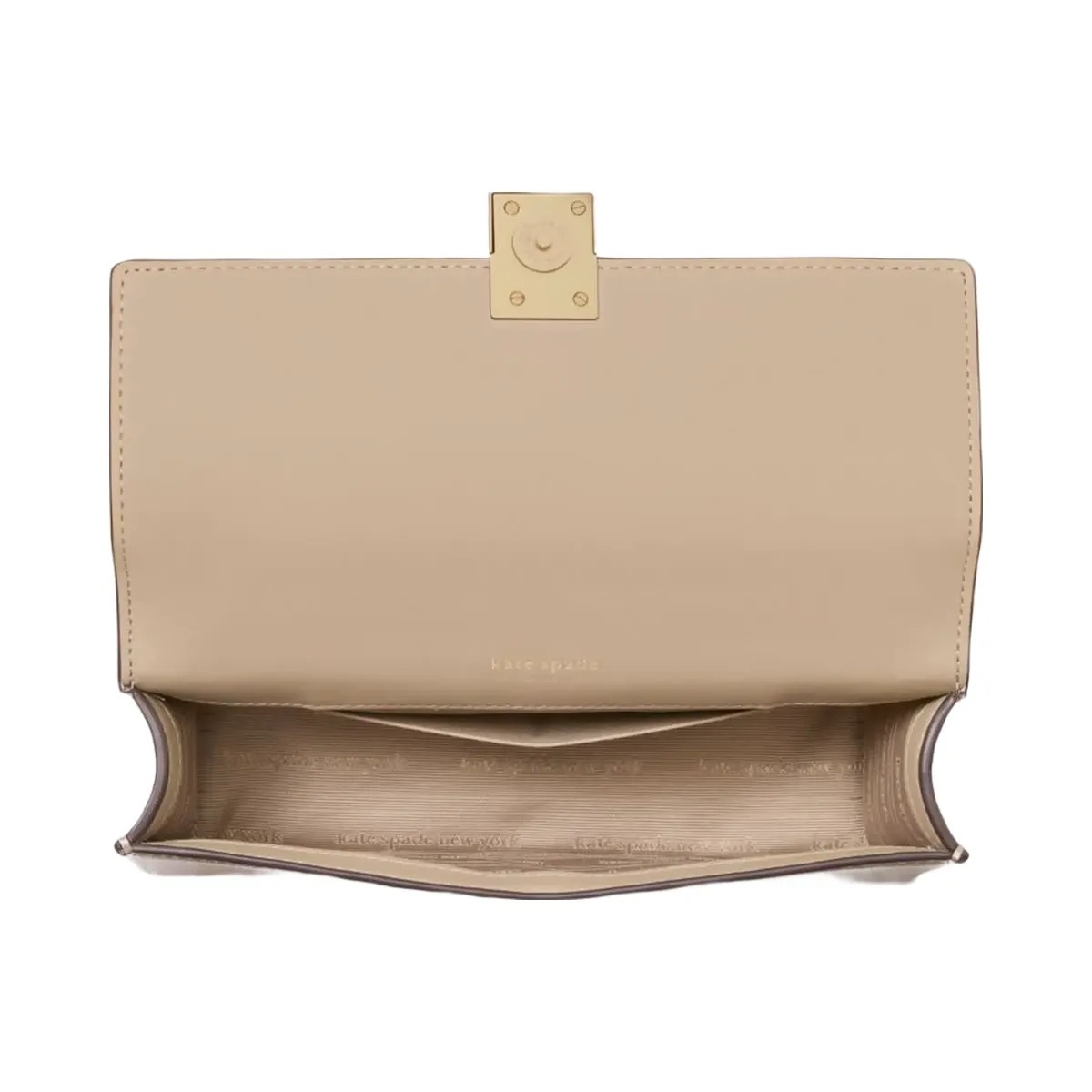 Kate Spade Deco Mini Flap Chain Crossbody Timeless Taupe - HypeFly India View 4