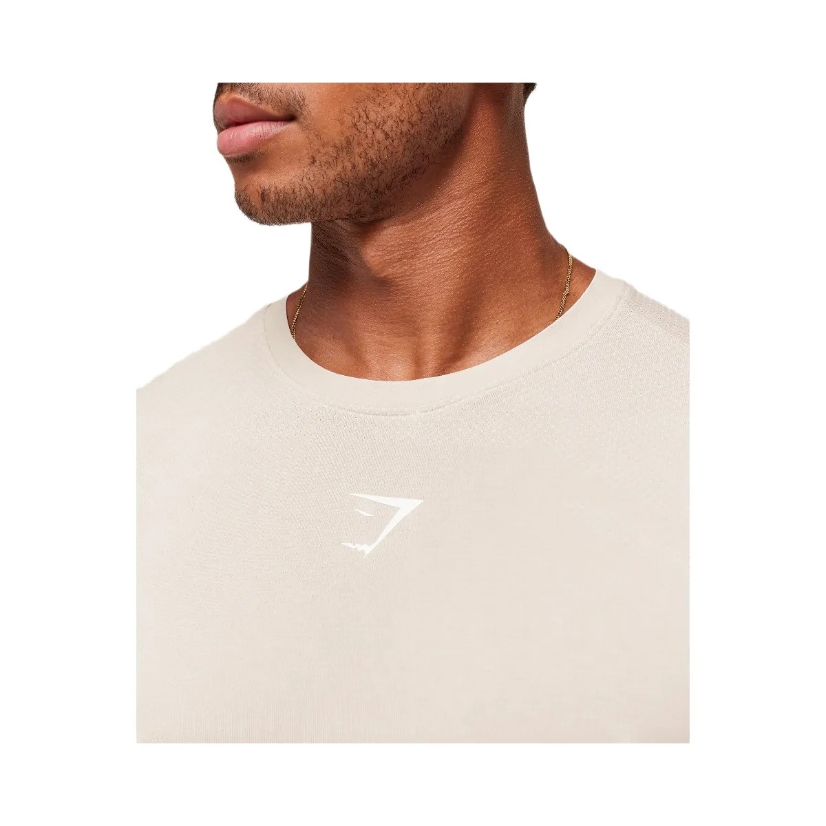 Gymshark Lightweight Seamless Tank - Pebble Grey/White - HypeFly India View 6