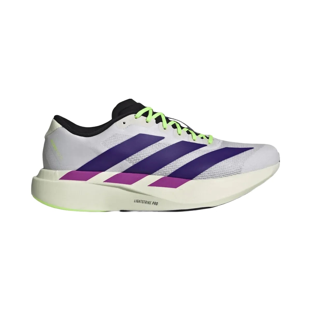 Adidas Adizero Evo SL White Purple Lime Burst - HypeFly India View 1