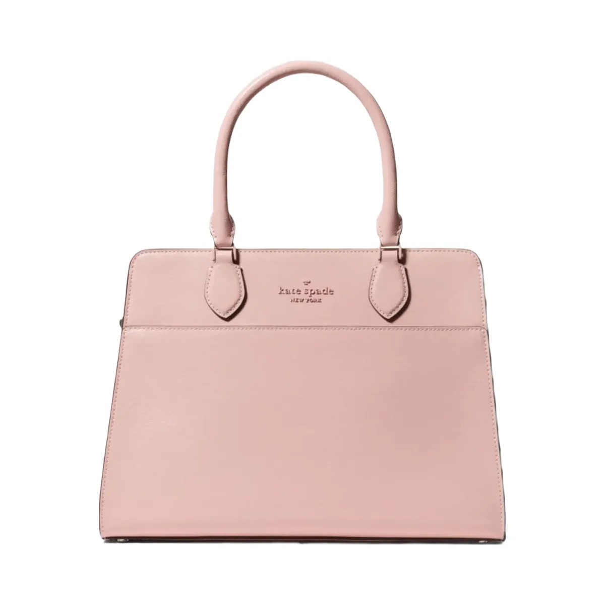 Kate Spade Madison Textured Patent Leather Medium Satchel Tutu Pink - HypeFly India View 1