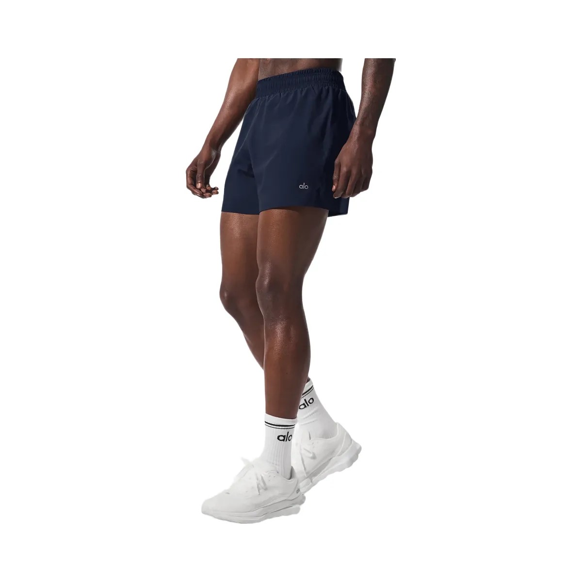 Alo Men's 5" Adapt Running Short - Navy - HypeFly India View 3