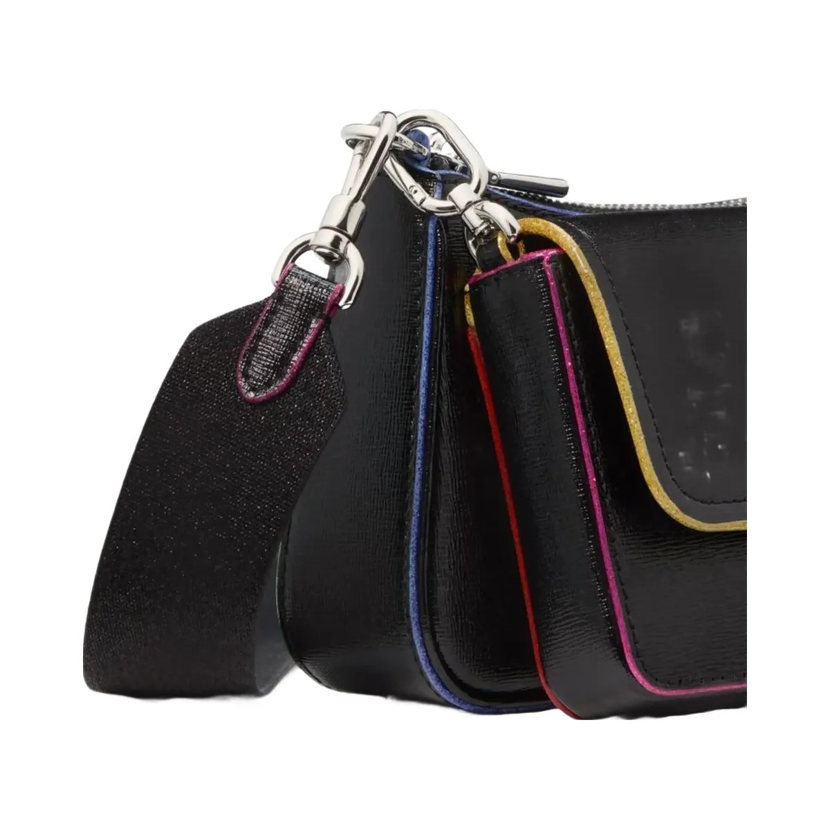 Kate Spade Double Up Glitter Edge Crossbody Black Multi - HypeFly India View 6