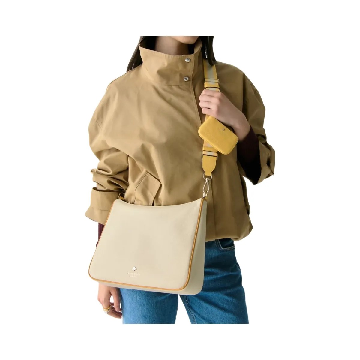 Kate Spade Emma Large Crossbody Buttermilk Glaze Multi - HypeFly India View 2