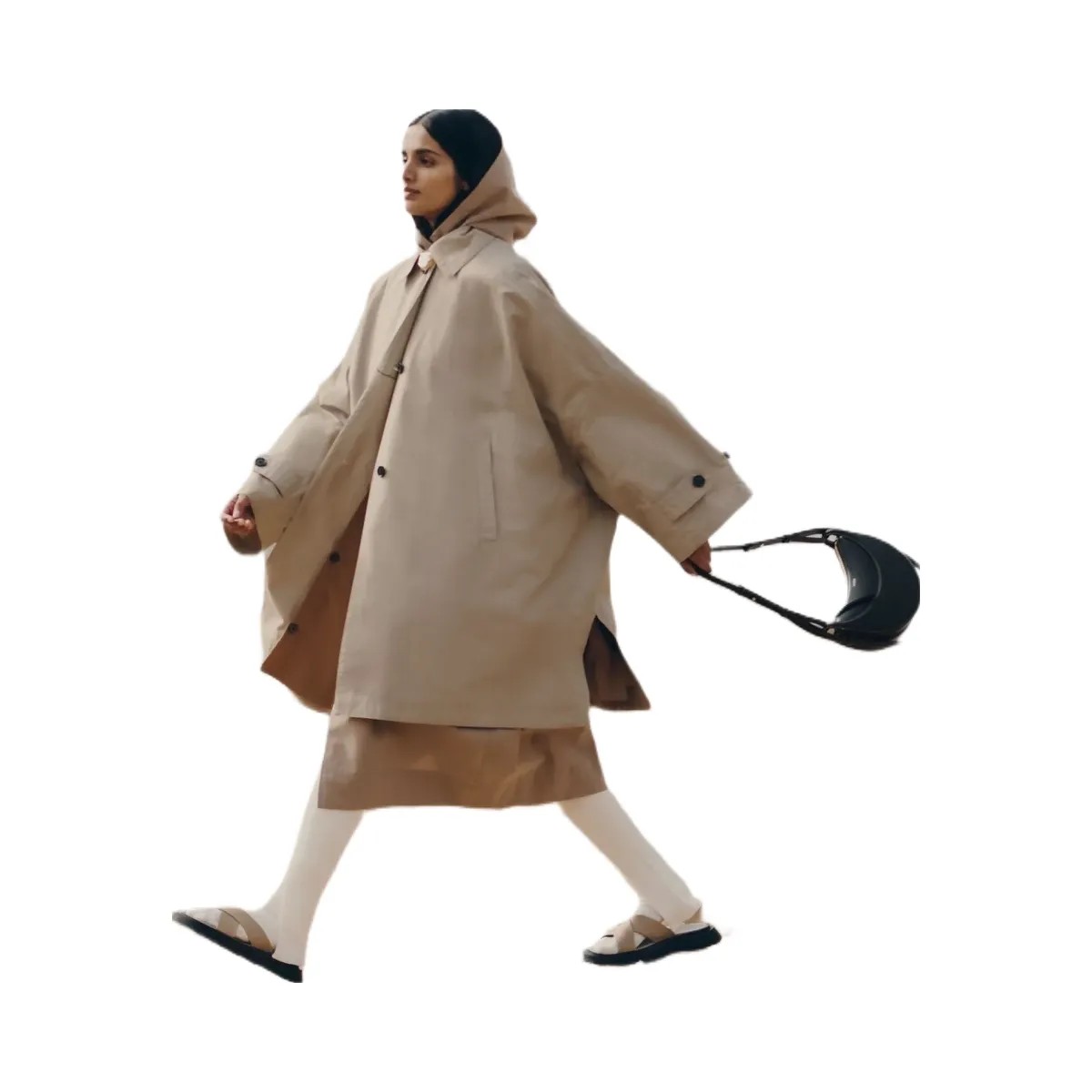 Polene Numero Dix Smooth Black - HypeFly India View 3