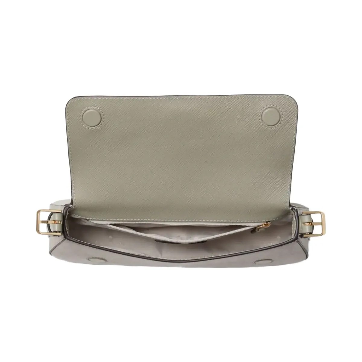 Kate Spade Madison Saffiano Leather Small Flap Shoulder Bag Dusky Pine - HypeFly India View 4